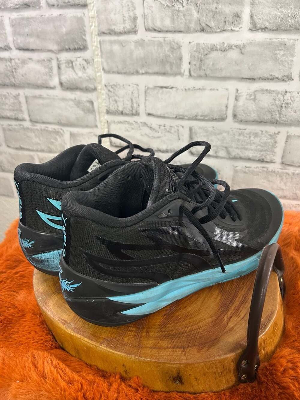 Puma MB.02 Phenom LaMelo Ball Basketball Shoes Black and Blue